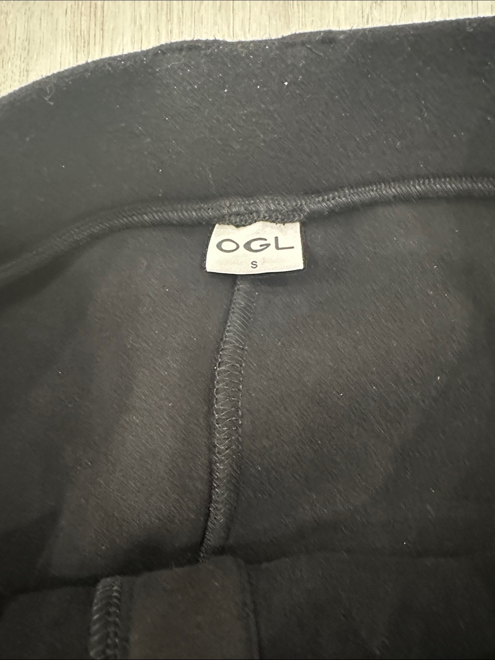 OGL Black Wide Leg Pull On Pants Size Small - Picture 3 of 4